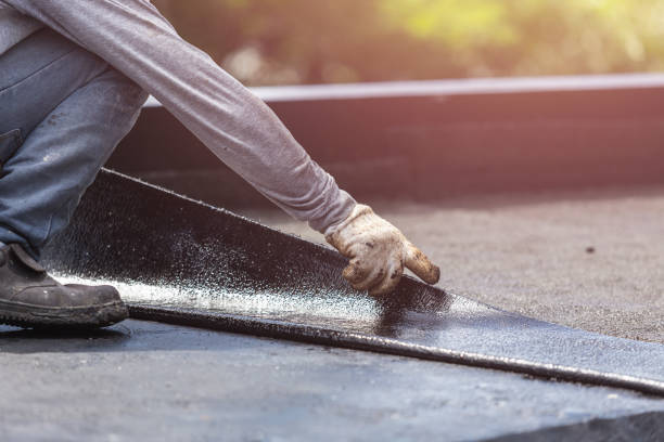 Professional Emergency Waterproofing technician working in Spencerville, OH